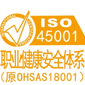 ISO45001职业健康安全管理体系认证